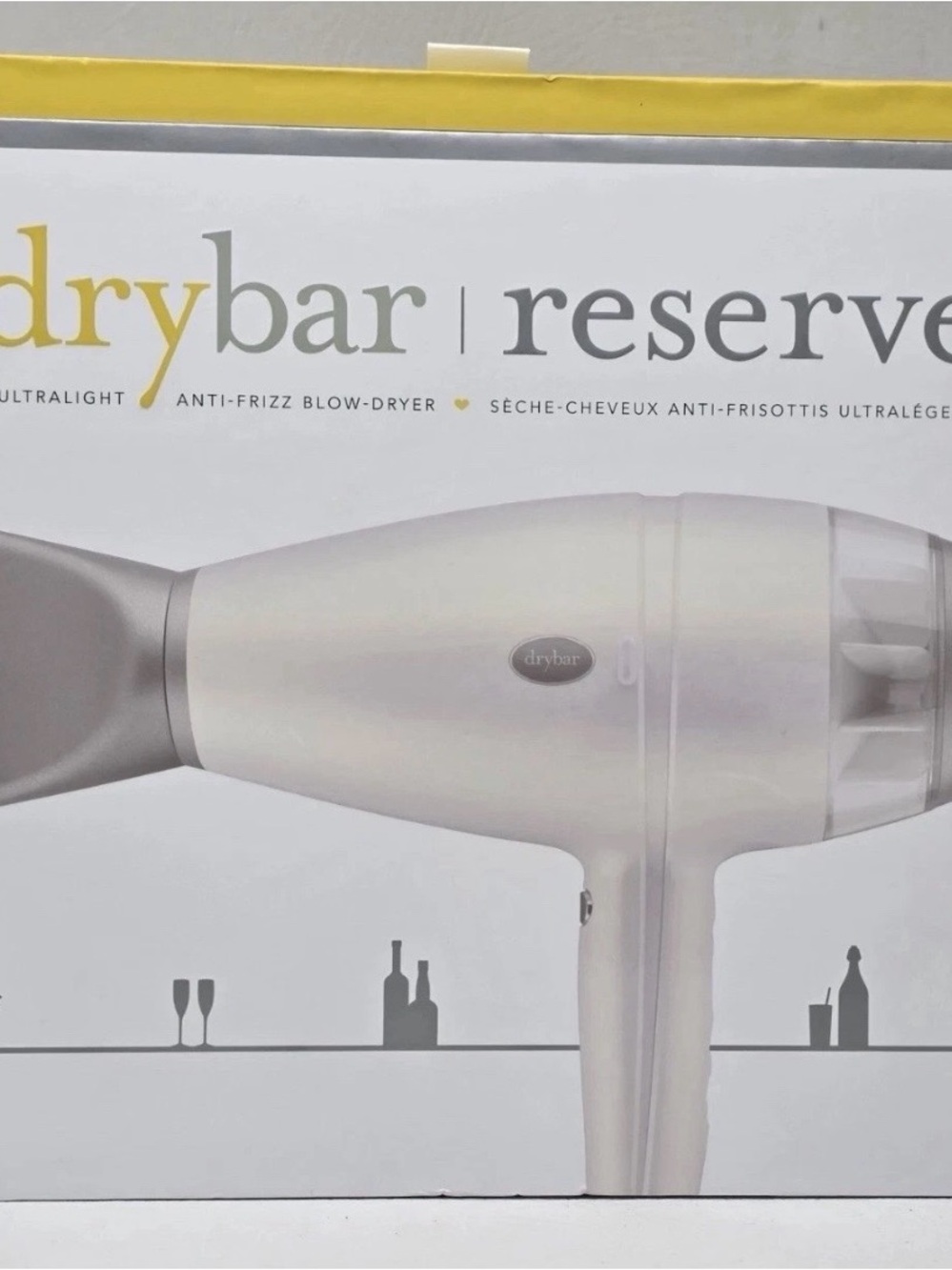 Drybar 1875 Watt Reserve Ultralight Anti-Frizz Blow Dryer White NEW - Picture 6 of 9